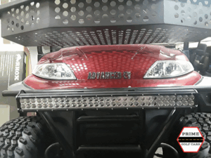 Front LED Bar golf cart maintenance, cabo san lucas golf cart service